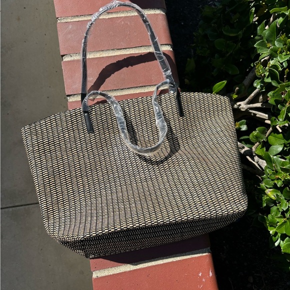 Saks Fifth Avenue Handbags - Saks Fifth Avenue Tote Bag Black and Tan